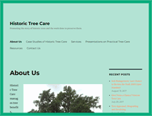 Tablet Screenshot of historictreecare.com